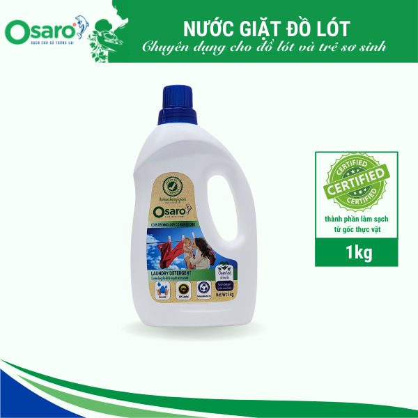 Nước giặt đồ lót OSARO chai 1l