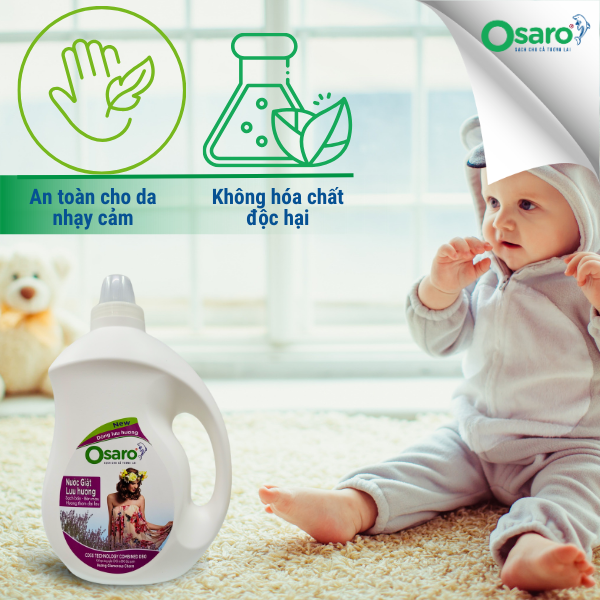 Nước Giặt Lưu Hương OSARO Can 3,8kg – Sự Lựa Chọn Hoàn Hảo Cho Quần Áo Thơm Ngát Tự Nhiên